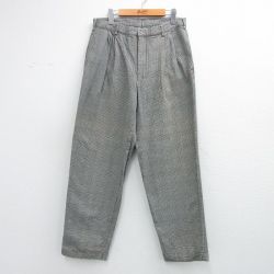 ギャップ 90s パンツ チェック ブラック W33 | 古着