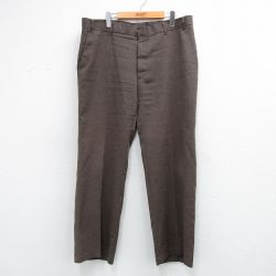 W38★古着 リーバイス Levis アクション スラックス パンツ メンズ 80年代 80s スタプレ ブラウン【spe】 26may16