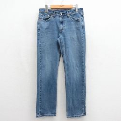 W32★古着 リーバイス Levis 514 ジーンズ メンズ ネイビー デニム 26may18