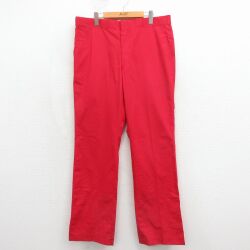ランズエンド 90s パンツ レッド W37 | 古着