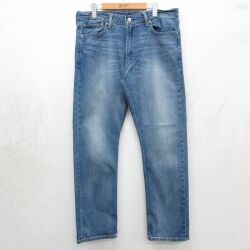 リーバイス513 ジーンズ ヒゲ ネイビー W36 | 古着