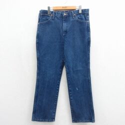 ラングラー ジーンズ ネイビー 実寸W35 | 古着