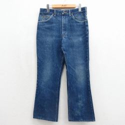 リー 90s ジーンズ ヒゲ ネイビー 実寸W34 | 古着