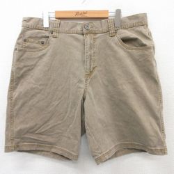 W38★古着 レッドヘッド ショート パンツ ショーツ メンズ ベージュ系 カーキ 25apr04 中古 ボトムス 短パン ショーパン ハーフ