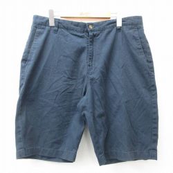 W36★古着 ボルコム VOLCOM ショート パンツ ショーツ メンズ 紺 ネイビー 25apr04 中古 ボトムス 短パン ショーパン ハーフ