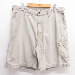 W36★古着 レッドヘッド ショート パンツ ショーツ メンズ 00年代 00s コットン ベージュ カーキ 25apr04 中古 ボトムス 短パン ショーパン ハーフ