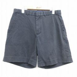 W33★古着 ラルフローレン Ralph Lauren ポロゴルフ ブランド ショート スラックス パンツ ショーツ メンズ 90年代 90s 黒 ブラック 25apr05 中古 ボトムス 短パン ショーパン