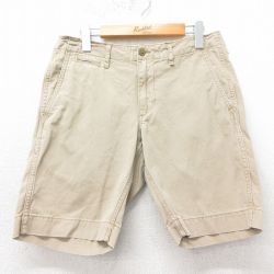 W32★古着 ラルフローレン Ralph Lauren デニムアンドサプライ ブランド ショート チノ パンツ チノパン ショーツ メンズ コットン ベージュ カーキ 25apr07 中古 ボトムス 短パン ショーパン