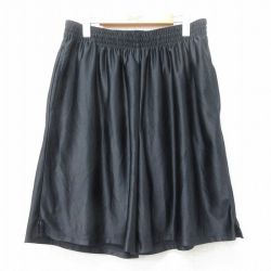 【50%OFF】W35★古着 ビューグルボーイ ショート イージー パンツ ショーツ メンズ 黒 ブラック 25apr07 中古 ボトムス 短パン ショーパン