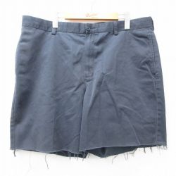 W37★古着 エルエルビーン LLBEAN ショート パンツ ショーツ メンズ 00年代 00s コットン 濃紺 ネイビー 25apr28 中古 ボトムス 短パン ショーパン ハーフ