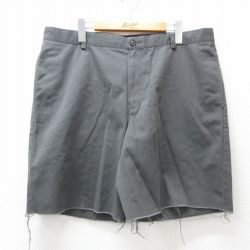 W37★古着 エルエルビーン LLBEAN ショート パンツ ショーツ メンズ 00年代 00s コットン 濃グレー 25apr28 中古 ボトムス 短パン ショーパン ハーフ