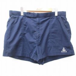 W36★古着 ルコックスポルティフ ショート ベイカー パンツ ショーツ メンズ 90年代 90s 紺 ネイビー 25may09 中古 ボトムス 短パン ショーパン