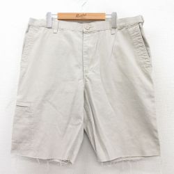 W38★古着 ドッカーズ ショート パンツ ショーツ メンズ コットン 薄ベージュ カーキ 25may12 中古 ボトムス 短パン ショーパン ハーフ