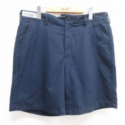 W36★古着 レッドキャップ ショート ワーク パンツ ショーツ メンズ 00年代 00s 紺 ネイビー 25may17 中古 ボトムス 短パン ショーパン