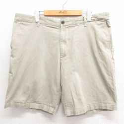 W39★古着 ドッカーズ ショート チノ パンツ チノパン ショーツ メンズ 濃ベージュ カーキ 25may26 中古 ボトムス 短パン ショーパン