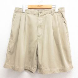 W34★古着 ドッカーズ ショート チノ パンツ チノパン ショーツ メンズ 00年代 00s コットン 25may29 中古 ボトムス 短パン ショーパン
