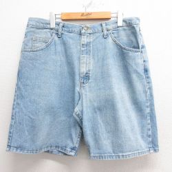 【50%OFF】W37★古着 ラングラー Wrangler ショート パンツ ショーツ メンズ コットン 25may29 中古 ボトムス 短パン ショーパン ハーフ