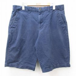 W36★古着 ギャップ GAP ショート パンツ ショーツ メンズ 紺 ネイビー 25jun03 中古 ボトムス 短パン ショーパン ハーフ