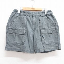 W34★古着 レッドヘッド ショート ブッシュ パンツ ショーツ メンズ ダック地 コットン グレー 25jun11 中古 ボトムス 短パン ショーパン