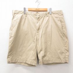 【50%OFF】W42★古着 ラルフローレン Ralph Lauren ブランド ショート パンツ ショーツ メンズ ベージュ カーキ 25jun11 中古 ボトムス 短パン ショーパン ハーフ