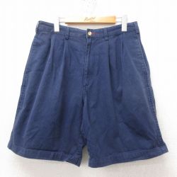 【50%OFF】W31★古着 ビューグルボーイ ショート パンツ ショーツ メンズ 00年代 00s コットン 25jun14 中古 ボトムス 短パン ショーパン ハーフ