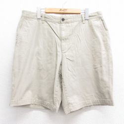【20%OFF】W36★古着 ドッカーズ ショート パンツ ショーツ メンズ コットン ベージュ カーキ 25jun16 中古 ボトムス 短パン ショーパン ハーフ
