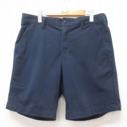 W35★古着 レッドキャップ ショート ワーク パンツ ショーツ メンズ 00年代 00s 紺 ネイビー 25jun16 中古 ボトムス 短パン ショーパン