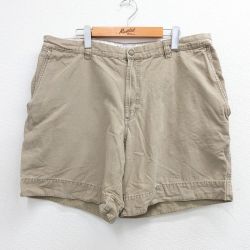 W37★古着 コロンビア COLUMBIA ショート パンツ ショーツ メンズ 00年代 00s ダック地 コットン 濃ベージュ カーキ 25jun23 中古 ボトムス 短パン ショーパン ハーフ