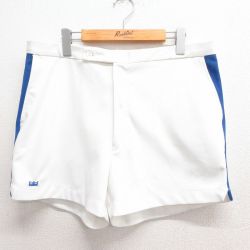 W36★古着 シアーズ ショート パンツ ショーツ メンズ 80年代 80s 白他 ホワイト 25jun24 中古 ボトムス 短パン ショーパン ハーフ