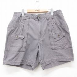 W38★古着 レッドヘッド ショート ブッシュ パンツ ショーツ メンズ ダック地 コットン グレー 25jun25 中古 ボトムス 短パン ショーパン