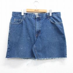 【50%OFF】W38★古着 レッドヘッド ショート パンツ ショーツ メンズ コットン 紺 ネイビー デニム 25jul03 中古 ボトムス 短パン ショーパン ハーフ