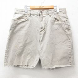 【20%OFF】W35★古着 レッドヘッド ショート パンツ ショーツ メンズ 薄緑 グリーン 25jul04 中古 ボトムス 短パン ショーパン ハーフ