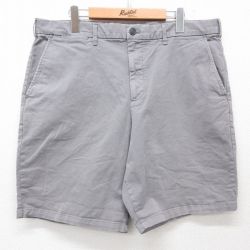 W36★古着 ギャップ GAP ショート パンツ ショーツ メンズ グレー 25jul10 中古 ボトムス 短パン ショーパン ハーフ