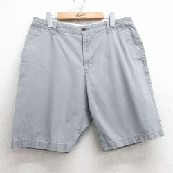 W36★古着 ドッカーズ ショート パンツ ショーツ メンズ コットン グレー 25jul17 中古 ボトムス 短パン ショーパン ハーフ