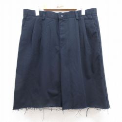 【20%OFF】W34★古着 ドッカーズ ショート パンツ ショーツ メンズ コットン 紺 ネイビー 25jul18 中古 ボトムス 短パン ショーパン ハーフ