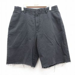 W34★古着 ドッカーズ ショート パンツ ショーツ メンズ コットン 紺 ネイビー 25jul18 中古 ボトムス 短パン ショーパン ハーフ