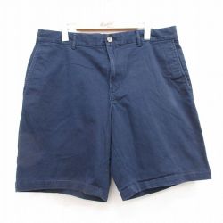 【50%OFF】W36★古着 オールドネイビー OLD NAVY ショート パンツ ショーツ メンズ 紺 ネイビー 25jul18 中古 ボトムス 短パン ショーパン ハーフ