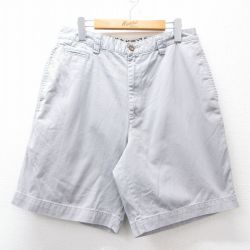 W32★古着 アリゾナジーンズ ショート パンツ ショーツ メンズ 00年代 00s コットン 薄グレー 25jul29 中古 ボトムス 短パン ショーパン ハーフ