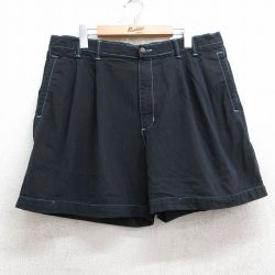 【20%OFF】W36★古着 ドッカーズ ショート パンツ ショーツ メンズ ダック地 黒 ブラック 25jul30 中古 ボトムス 短パン ショーパン ハーフ