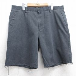 W38★古着 ドッカーズ ショート パンツ ショーツ メンズ 濃グレー 25jul31 中古 ボトムス 短パン ショーパン ハーフ