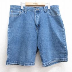 ラングラー W38 ショートパンツ ヒゲ ネイビー | 古着