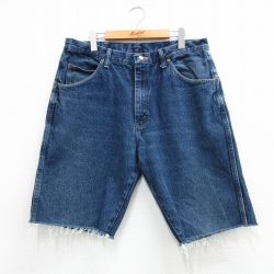 ラングラー ショートパンツ ヒゲ ネイビー W36 | 古着
