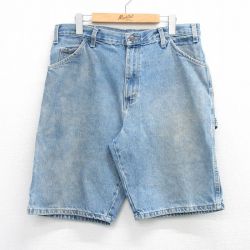 ディッキーズ ショートペインターパンツ ネイビー W34 | 古着