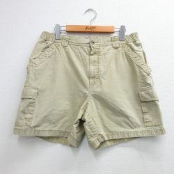 エルエルビーン 00s ショートカーゴパンツ ベージュ W34 | 古着