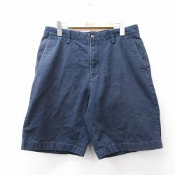 ノーティカ ショートパンツ ワンポイントロゴ ネイビー W32 | 古着