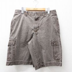 エディーバウアー ショートパンツ リップストップ ブラウン W35 | 古着