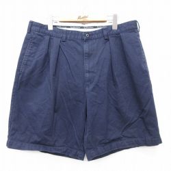 ラルフローレン 90s ショートチノパンツ ネイビー W35 | 古着
