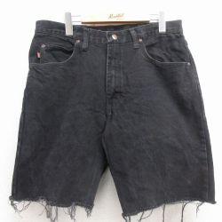 レッドキャップ ショートパンツ デニム ブラック W34 | 古着