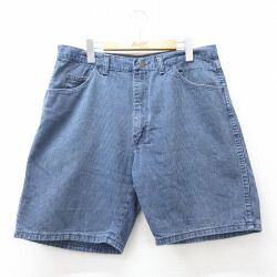 ラングラー 90s ショートパンツ ストライプ ネイビー W33 | 古着