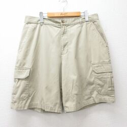 ピューリタン 00s ショートカーゴパンツ ベージュ W36 | 古着